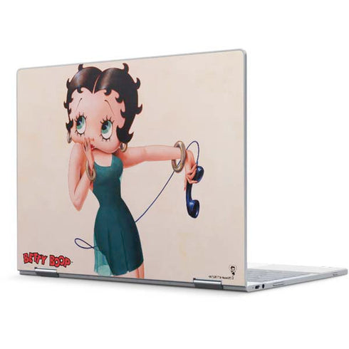 Betty Boop On the Phone Pixelbook Skin